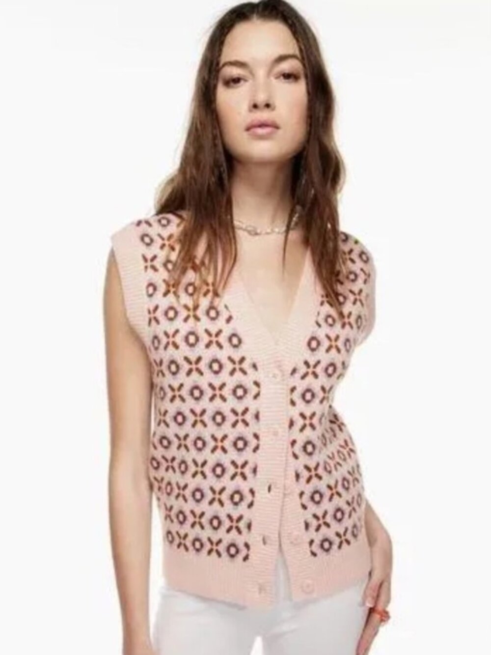 ARITZIA Sunday Best Sun Deh Sweater Vest Preston S NWT